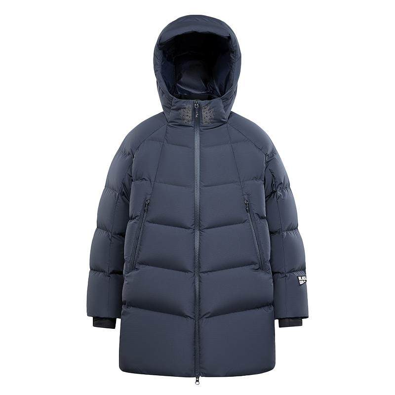 【高梵黑金儿童鹅绒服5.0】复古学院运动加长款加厚保暖羽绒服