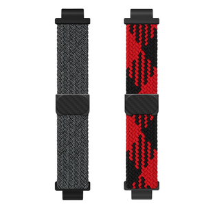 通用儿童手表表带15mm/16mm/17mm/20mm磁吸编织尼龙联想360读书郎米兔小寻艾寇掌航创维红米儿童手表腕带配件