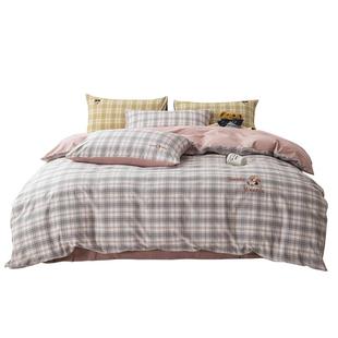 TeenieWeenie小熊学院风全棉四件套2025新款纯棉床单被套三件套