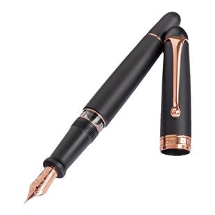 意大利进口AURORA 奥罗拉 钢笔 磨砂黑 88系列 活塞上墨钢笔 14K