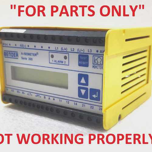 BENDER A-ISOMETER SERIE 260 INSULATION MONITORING DEVICE IRD