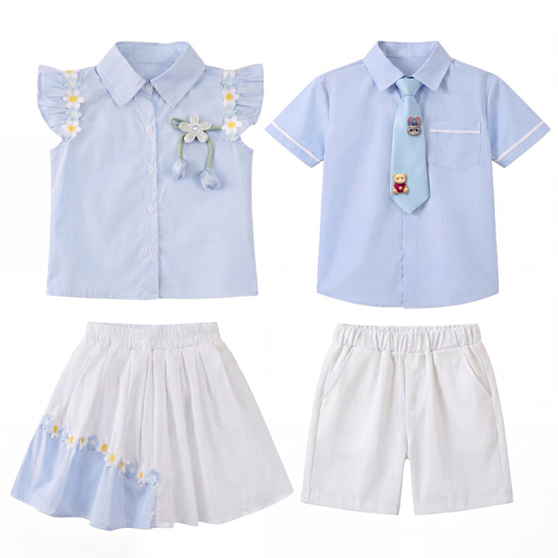 幼儿园毕业拍照服装可爱太阳花朵