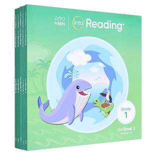 原版进口美国HMH小学语言艺术阅读Into Reading Student myBook Softcover Grade 1-5级别套装 一至六年级学生英语精读教程 现货