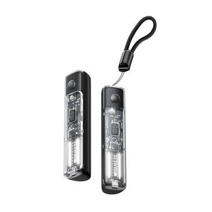 【3C认证】WP充电宝2026新款自带线10000毫安小巧便携迷你快充透明能量棒可上飞机适用iPhone17苹果16/15手机