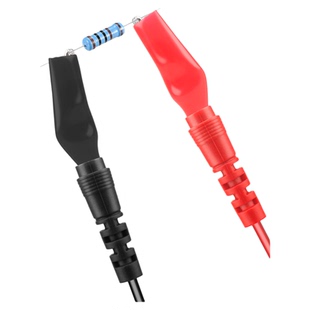 鹿仙子万用表测试线鳄鱼夹子通用表笔香蕉插头20A电源输出连接线