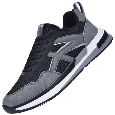 网面透气运动休闲男鞋软底跑步鞋