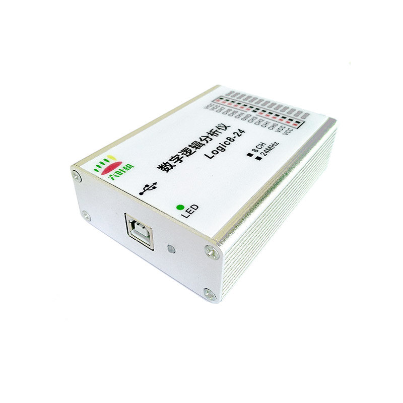六叶树Logic8 Saleae数字逻辑分析仪 Logic2 24M pluseview