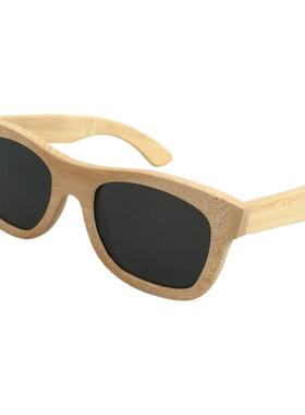 墨镜竹制黑色偏光太阳镜