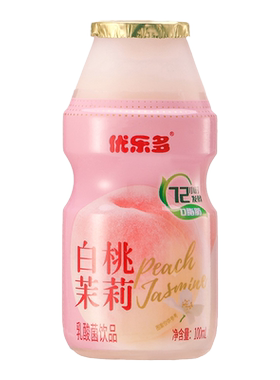 白桃乳酸菌饮品优乐多100mlx20