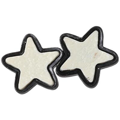 醋酸星星小发夹侧边简约