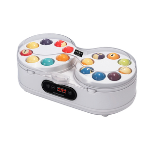 台球博士全自动双盘双电机台球洗球机适用中式黑八水晶球清洗保养