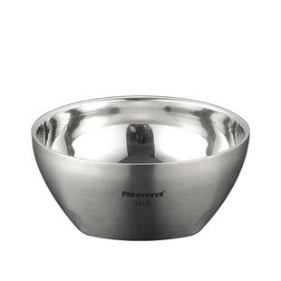 日式316不锈钢碗单个家用儿童吃饭碗防摔防烫小碗铁碗保温成人