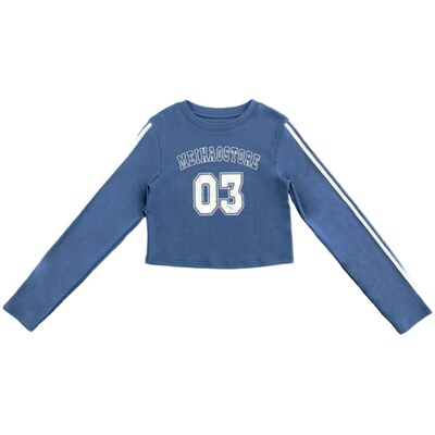 美好商店美式复古长袖T