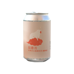 热销 ET国产精酿啤酒 如意流硬冰茶风味 330ml 精酿啤酒