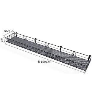 花盆架欧式铁艺置物架绿植挂架吊篮栏杆花架悬挂式阳台花盆挂钩i.