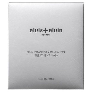 elvis+elvin 红杉男士修复面膜 4片/盒 SequoiaSilver Renewing