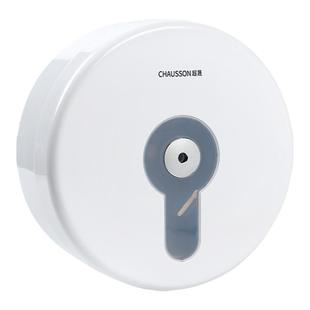 中心抽大卷纸盒酒店卫生间防水纸商用大盘纸巾盒厕所壁挂式免打孔