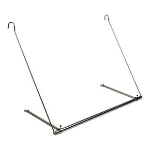 阳台神器挂杆防盗网窗户外晾衣架隐形伸缩收被子简易不锈钢晒挂钩