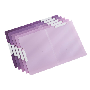 三年二班渐变色A3双拉杆试卷夹整理夹收纳袋小学生专用旋转文件夹带插兜初中生大容量卷子文件袋插页抽杆夹a4