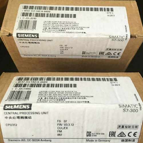 议价正品S7-300PLC模块CPU312C 6ES7312-5BE03/6ES7 312-5BF04-0A