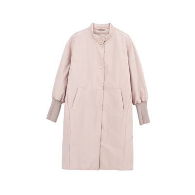 浅秋风衣式中长款羽绒服