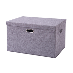 棉麻收纳箱收纳盒储物箱折叠置物箱