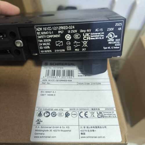 议价AZM 161CC-12/12RKED-024施迈赛安全开关全新原装正品