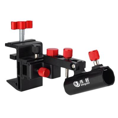 新款加厚铝合金钓台配件炮台架万向钓鱼支架防风大物炮台座竿架杆