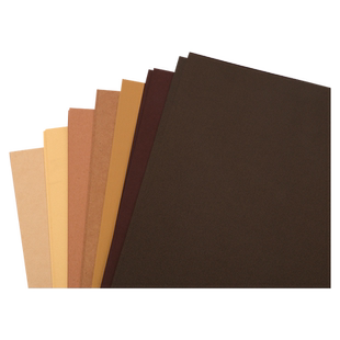 棕色系卡纸A4A3/4开4K彩色卡纸牛皮卡纸硬卡纸珠光哑光深浅牛卡咖啡肤色加厚230-250g彩卡幼儿园手工卡纸