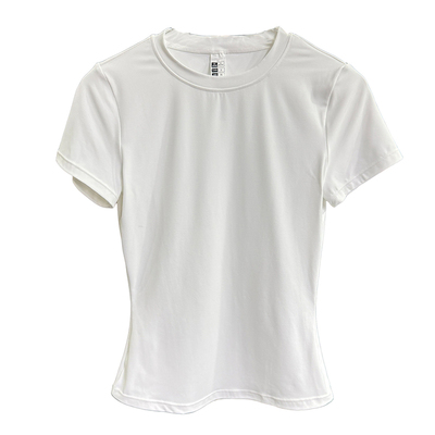 推荐！修身速干圆领短袖T恤