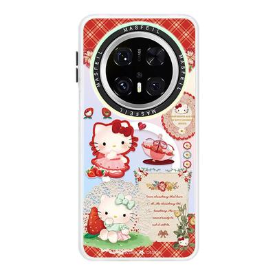 草莓凯蒂猫适用华为Mate80promax手机壳磁吸新款mate60带支架保护套mt40e高级感mete70全包可爱超薄30女pro+