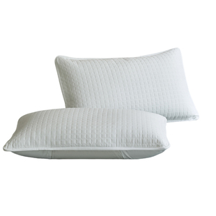 希尔顿酒店纯棉全棉枕头枕芯保护套隔离枕套家用成人可水洗枕头套