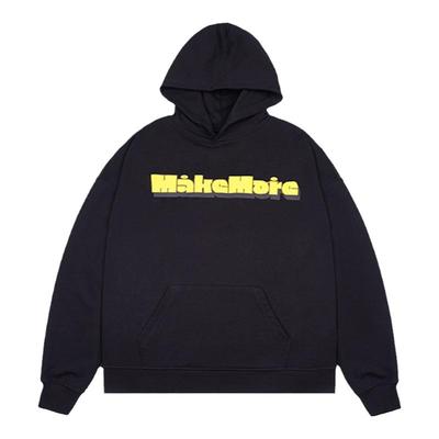 Makemore五色玩趣LOGO连帽卫衣