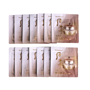 30片！whoo后小样天率丹面霜眼霜二合一天律丹专柜正品后抗皱小样