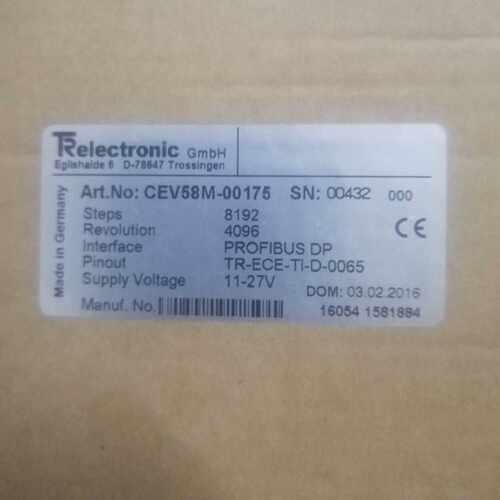 议价原装全新现货TRelectronic Art.No:CEV58M-00175  TR帝尔编码