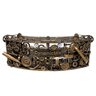 复古工业风铁艺机械齿轮装饰品摆件餐厅接待台收银台金属酒吧DJ台