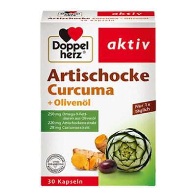 德国双心护肝片朝鲜蓟橄榄油30粒