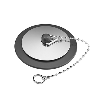 拖把池下水塞老式水槽带链条塞子橡胶盖洗衣池浴缸水池堵头盖子