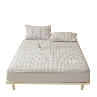 大豆纤维夹棉加厚床笠单件防滑席梦思床垫保护套罩床单套防尘全包