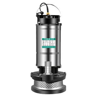 220v不锈钢清水泵家用高扬程小型潜水泵农用浇菜灌溉大功率抽水机