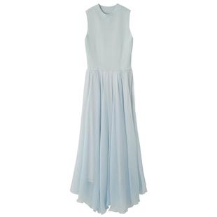 LILY BROWN2025秋冬新品圆领无袖针织拼接无袖连衣裙LWNO254176