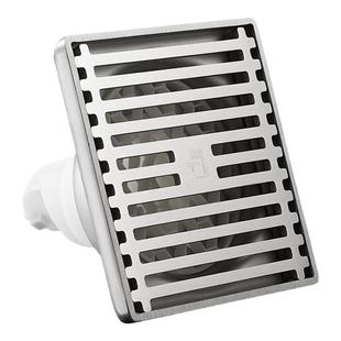 潜水艇加厚304不锈钢防臭地漏卫生间下水道阳台淋浴40/50通用管径