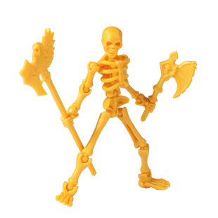 多关节可动骨节人偶小骷髅人模型积木人拼装玩具儿童益智模型挂件