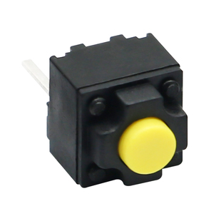 鼠标静音微动开关6*6*7.2通用按键无声两脚红黄点6x6方形无线蓝牙