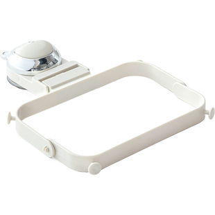 吸盘固定 不脏手】吸盘式厨房剩菜过滤网架水池垃圾防堵网篮