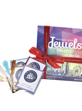 新加坡特产进口Jewels冰糖棒茶叶礼盒颜值琥珀棒棒糖结婚伴手礼