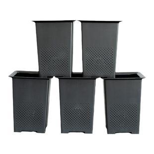 花信呼吸盆透气控根花盆托盘树脂沥水花卉塑料盆热植防烂根花盆