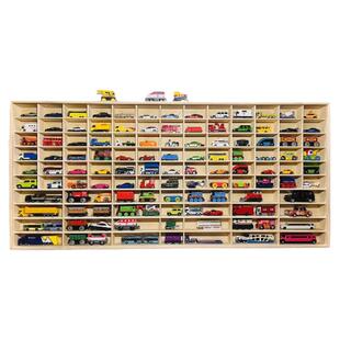 1:64多美卡风火轮小汽车模收纳盒 火柴盒跑车收藏柜盲盒展示架