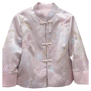 出租满庭芳【喜流年】粉色马面裙套装女2024新中式国风订婚礼服裙