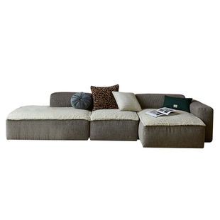 偏爱集沙发垫轻奢风现代简约羊毛皮草质感高端北欧防滑沙发套坐垫